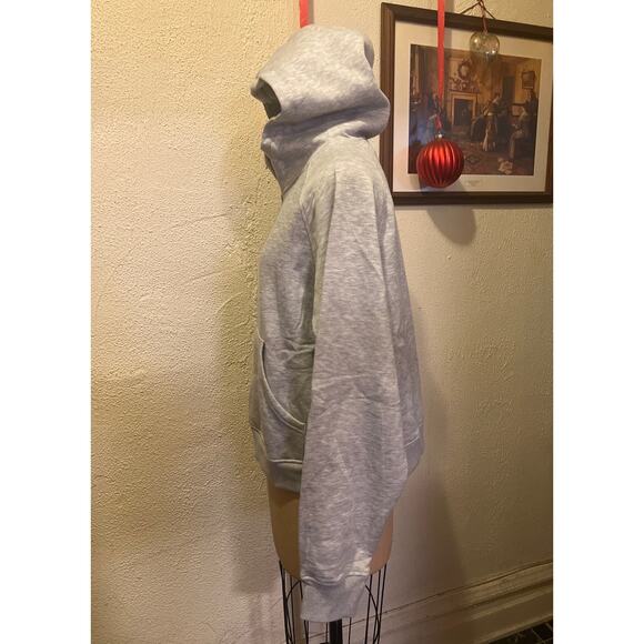 ATHMILE Half Zip Pullover Sweater Hoodie with Kangaroo Pockets Gray NWT Size XL - Picture 5 of 9